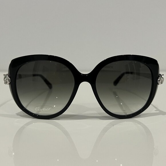 CARTIER BLACK PANTHER SUNGLASSES NEW main image 7
